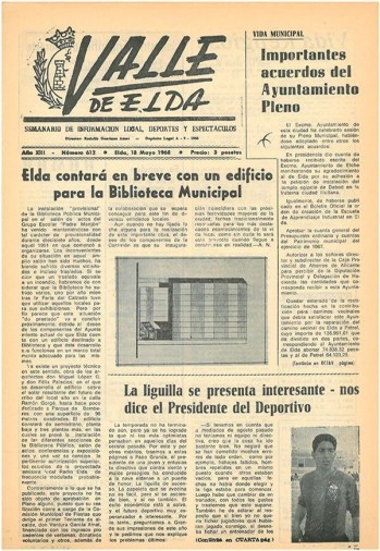 N&uacute;mero 0612 - 18 de mayo de 1968