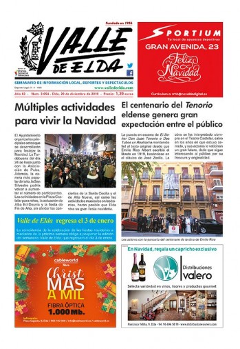 N&uacute;mero 3.054 - 20 de diciembre de 2019