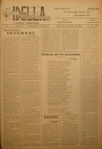 Idella nº 045 - Año 1926