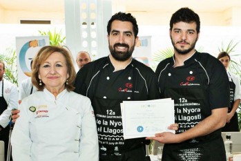El cocinero eldense Ra&uacute;l L&oacute;pez obtiene el tercer premio del  12&ordm; Concurso Nacional de la &Ntilde;ora y el Langostino de Guardamar