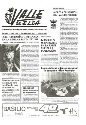 N&uacute;mero 1.704 - 2 de febrero de 1990