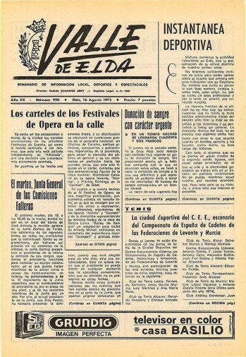 N&uacute;mero 0990 - 16 de agosto de 1975