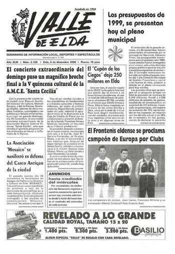 Número 2.128 - 4 de diciembre de 1998
