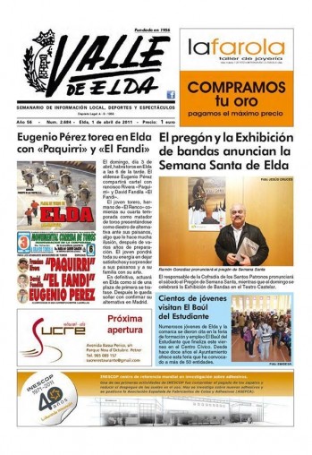 N&uacute;mero 2.684 - 1 de abril de 2011