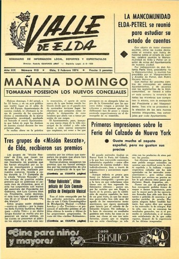 N&uacute;mero 0910 - 2 de febrero de 1974