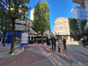 La delegaci&oacute;n de Elda, en Pontevedra para conocer su modelo de desarrollo urbano