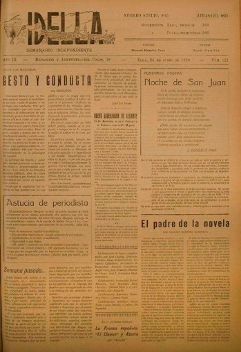 Idella nº 121 - Año 1928