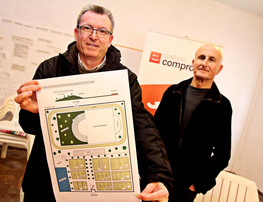 Compromís realiza una propuesta para mantener el Pepico Amat como una zona para el deporte Compromís realiza una propuesta para mantener el Pepico Amat como una zona para el deporte