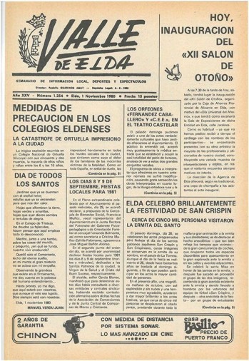 N&uacute;mero 1.254 - 1 de noviembre de 1980