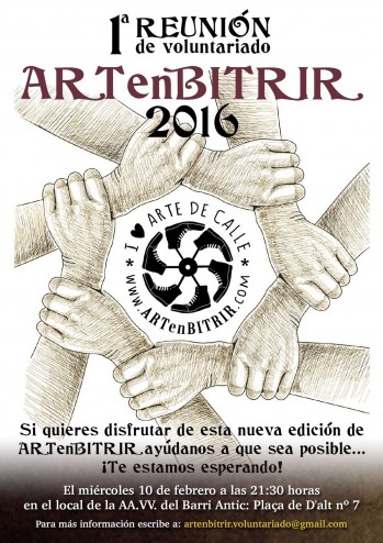 ArtenBitrir calienta motores con su primera reuni&oacute;n de voluntariado