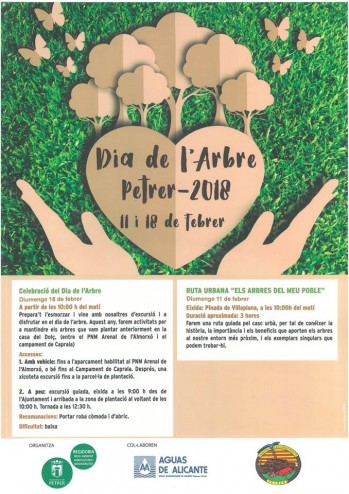 Petrer realiza una plantaci&oacute;n este domingo por el D&iacute;a del &Aacute;rbol 