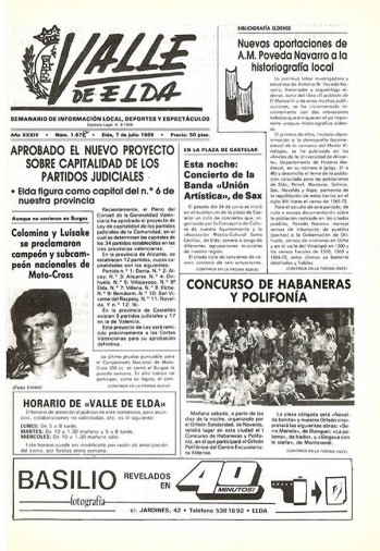 N&uacute;mero 1.678 - 7 de julio de 1989
