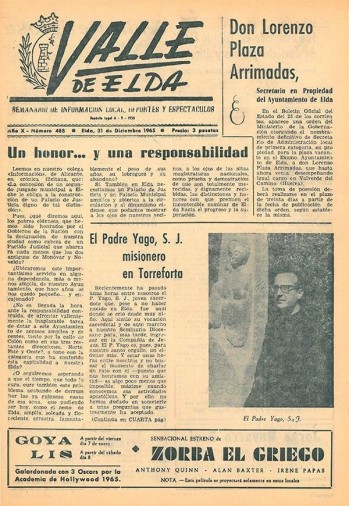 N&uacute;mero 0488 - 31 de diciembre de 1965