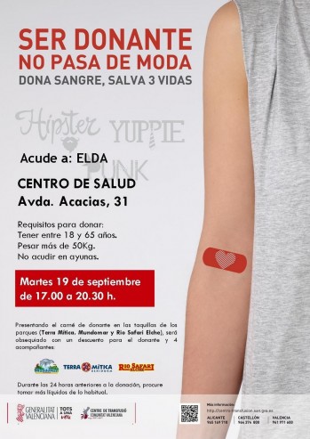 El centro de salud Acacias organiza una campa&ntilde;a de donaci&oacute;n de sangre