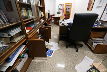 Robo y destrozos en el colegio Miguel Hern&aacute;ndez durante el puente