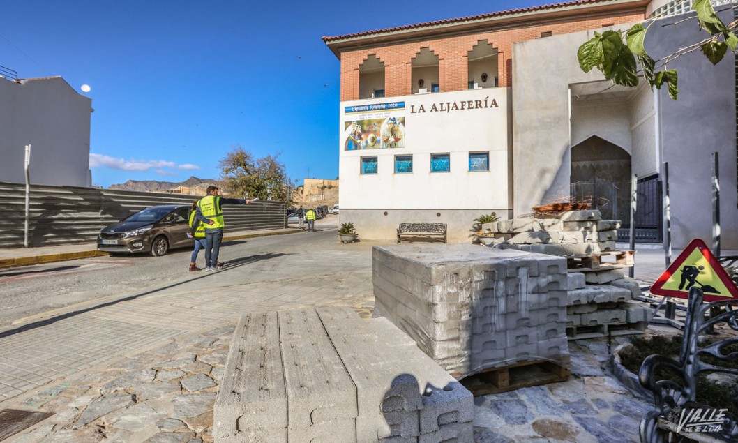 Comienza la construcción de la Plaza de Arriba, que tendrá 1.200 metros cuadrados Comienza la construcción de la Plaza de Arriba, que tendrá 1.200 metros cuadrados