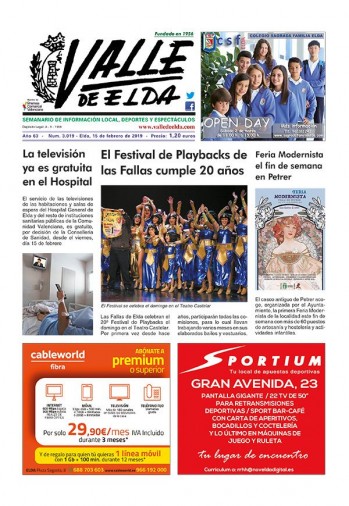N&uacute;mero 3.019 - 15 de febrero de 2019