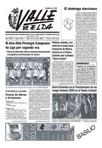 N&uacute;mero 2.341 - 23 de mayo de 2003