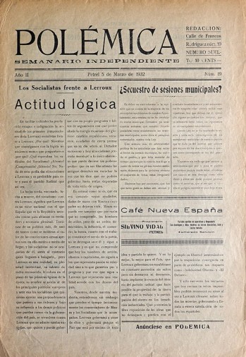 Pol&eacute;mica 19