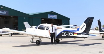 Agust&iacute;n Planelles, piloto eldense: &ldquo;Yo nunca dir&eacute; que me voy a trabajar, sino a volar&rdquo;