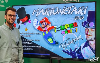 Super Mario, magia o un espect&aacute;culo de burbujas en el Marionetari de Petrer
