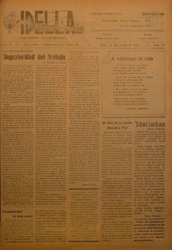 Idella nº 081 - Año 1927
