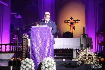 Francisco Mart&iacute;n: "Aqu&iacute; hemos pregonado la Pasi&oacute;n, Muerte y Resurrecci&oacute;n de Cristo, Var&oacute;n de Dolores y del Buen Suceso"