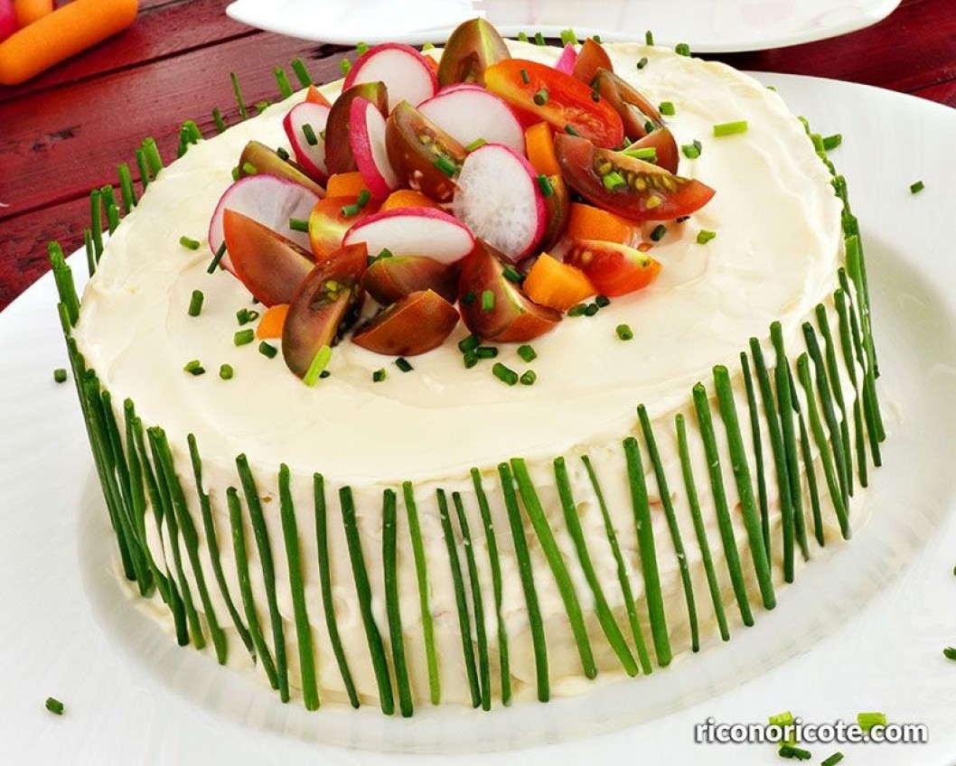 Pastel frío de marisco Pastel frío de marisco