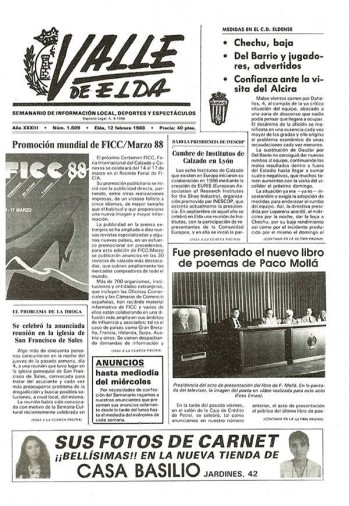 N&uacute;mero 1.609 - 12 de febrero de 1988