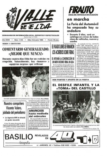N&uacute;mero 1.722 - 8 de junio de 1990