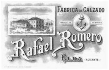 21. Logos y marcas de calzado eldense: Rafael Romero Utrilles, "Ancla". Antonio Guill Pastor, "Los 4". Pascual Orgil&eacute;s Bernab&eacute;, "Cachola"