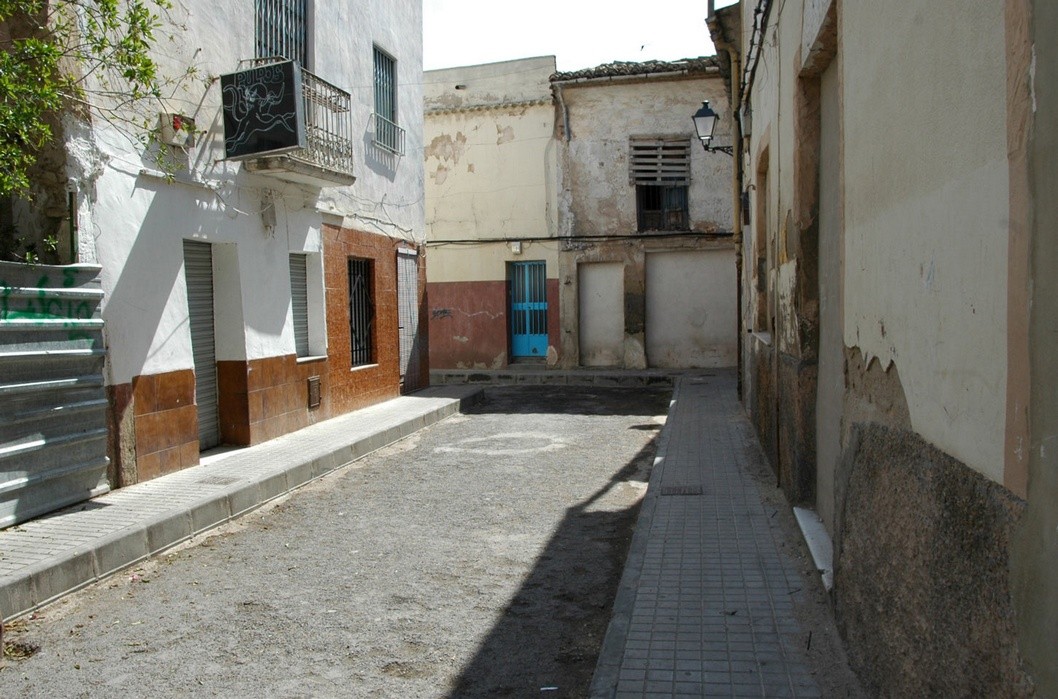 La calle del bar Los Tanques La calle del bar Los Tanques
