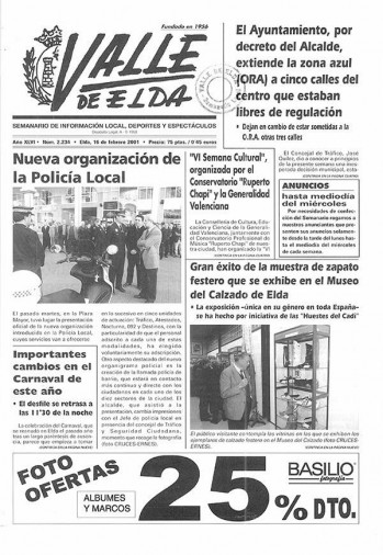 N&uacute;mero 2.234 - 16 de febrero de 2001