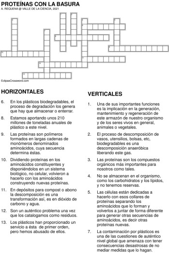 Prote&iacute;nas con la basura