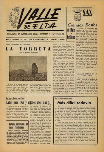 N&uacute;mero 0075 - 1 de febrero de 1958