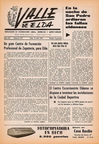 N&uacute;mero 0775 - 3 de julio de 1971