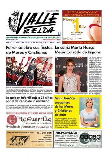 N&uacute;mero 2.903 - 13 de mayo de 2016
