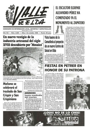 N&uacute;mero 2.023 - 4 de octubre de 1996
