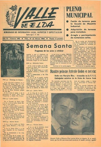 N&uacute;mero 0395 - 21 de marzo de 1964