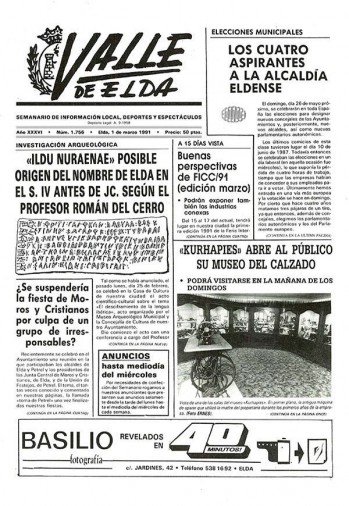 N&uacute;mero 1.756 - 1 de marzo de 1991