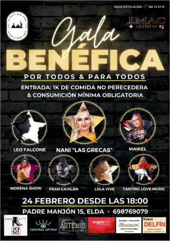 Gala ben&eacute;fica en Elda