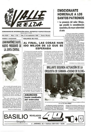 N&uacute;mero 1.733 - 21 de septiembre de 1990