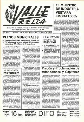 N&uacute;mero 1.281 - 9 de mayo de 1981