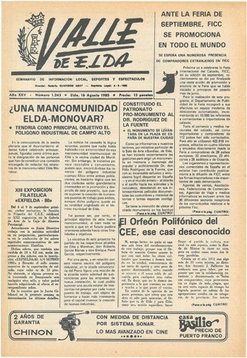 N&uacute;mero 1.243 - 16 de agosto de 1980