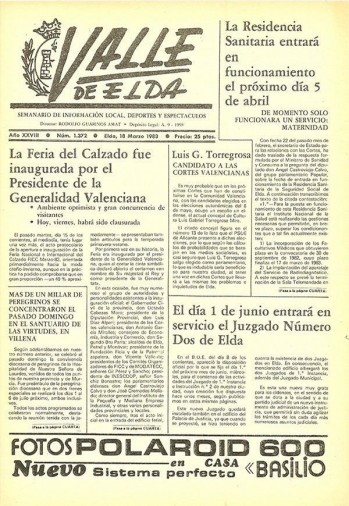 N&uacute;mero 1.372 - 18 de marzo de 1983