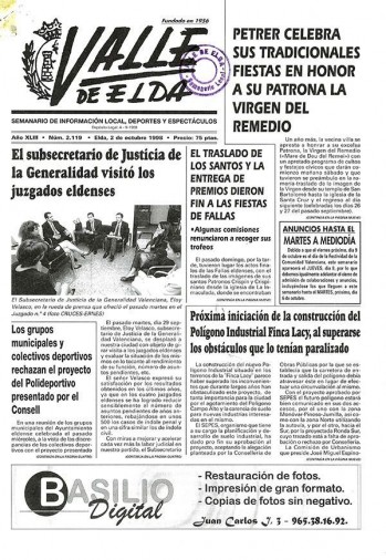 N&uacute;mero 2.119 - 2 de octubre de 1998