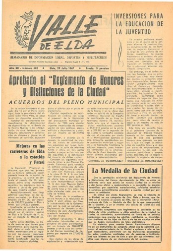 N&uacute;mero 0570 - 29 de julio de 1967