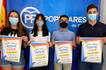 Nuevas Generaciones del PP lanza una campa&ntilde;a de recogida de material escolar