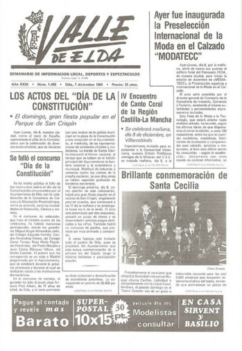 N&uacute;mero 1.455 - 7 de diciembre de 1984