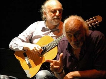 El actor H&eacute;ctor Alterio esta noche en el Festival de Guitarra Jos&eacute; Tom&aacute;s de Petrer